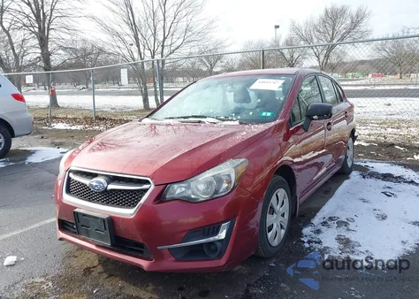 2015 Subaru Impreza 2.0I z USA, uszkodzony, nr VIN JF1GPAA64F8327200